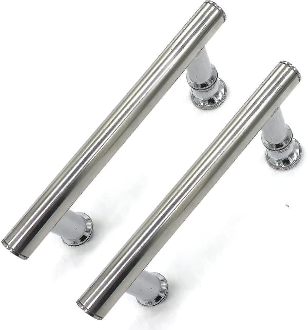2 stk. 145 mm (14,5 cm) krom ABS dusjdørhåndtak, hull til hull
