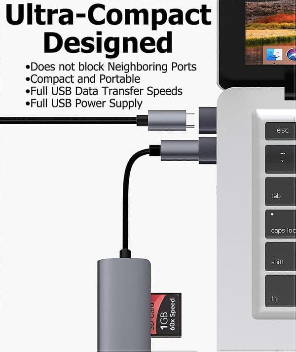 USB C till USB Adapter 10-pack, USB 3.0 Typ A till Typ C, Snabb Dataöverföring, Svart