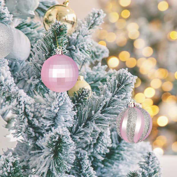 Julkulor Ornament Krossäkra för julgran Högtidsbröllop