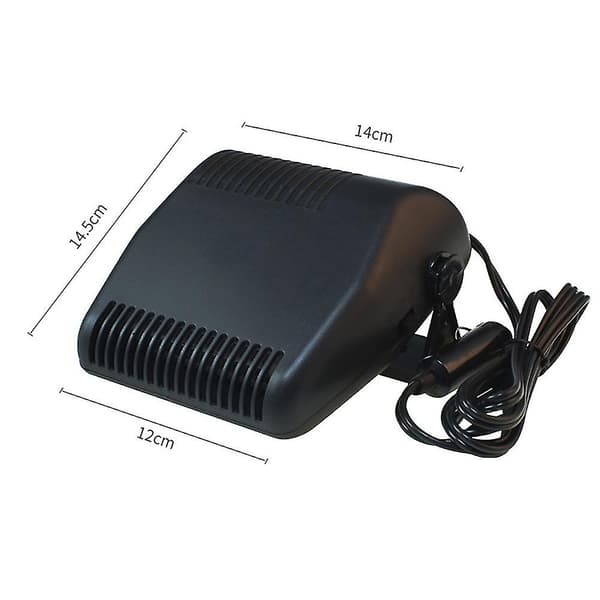 Bærbar bilvarmer, bildefogger, frontrutedefroster, 12 V 2 i 1