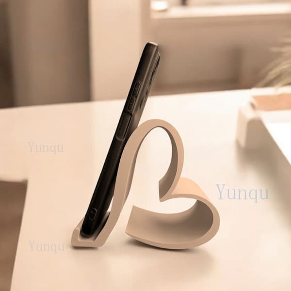 En hjerteformet telefonholder, en 3D-printet universalhånd 1pc