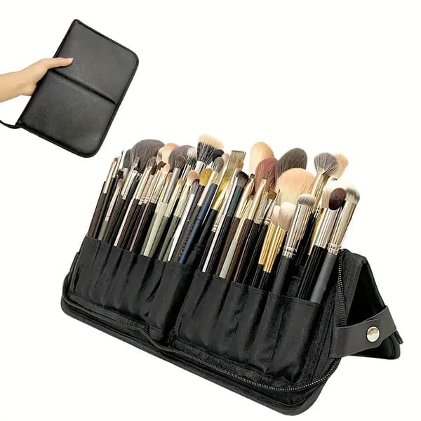 29 Hullers Lynlås Stor Kapacitet Foldbar Makeupbørste Opbevaringspose Makeup Taske