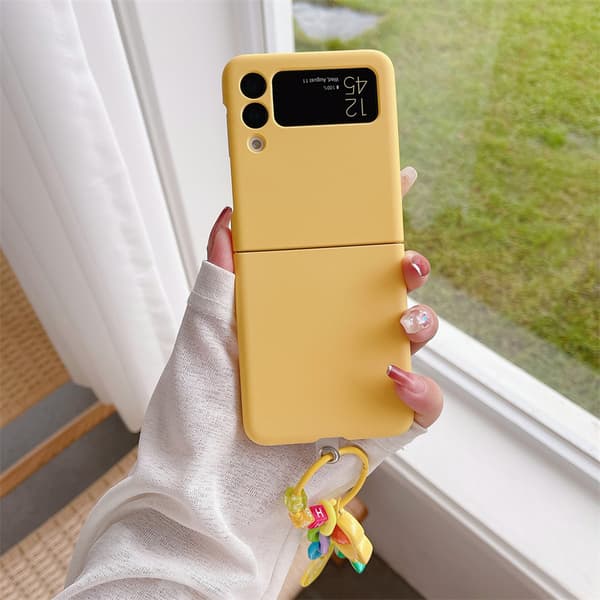 Samsung Galaxy Z Flip 3/4 Kompatibelt fodral Hård PC Stötsäkert