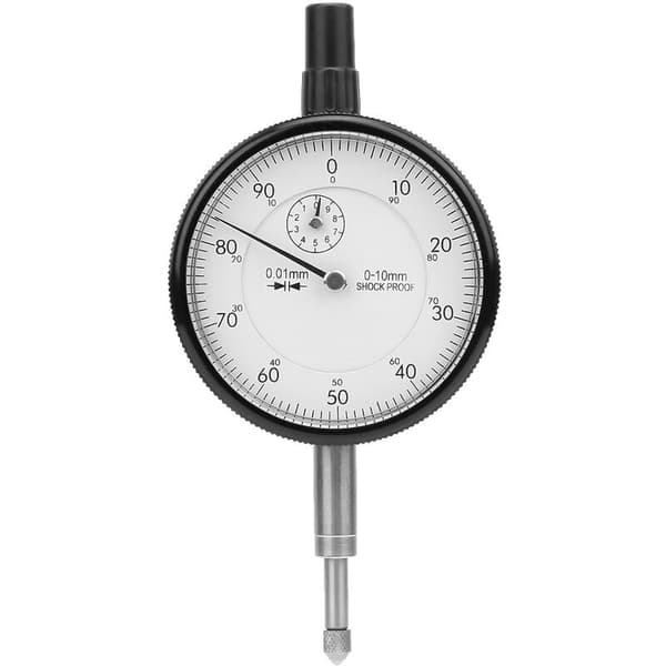 0,01 mm noggrannhet, 0-10 mm räckvidd, stötsäker mätklocka