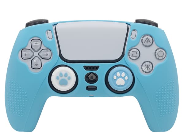 Oppgradert PS5-gamepad-deksel med joystick-deksel Blå