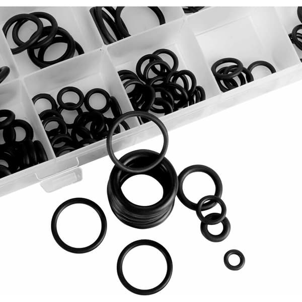 225 st gummi O-ring bilbricka gummitätning platt O-ring sortimentssats