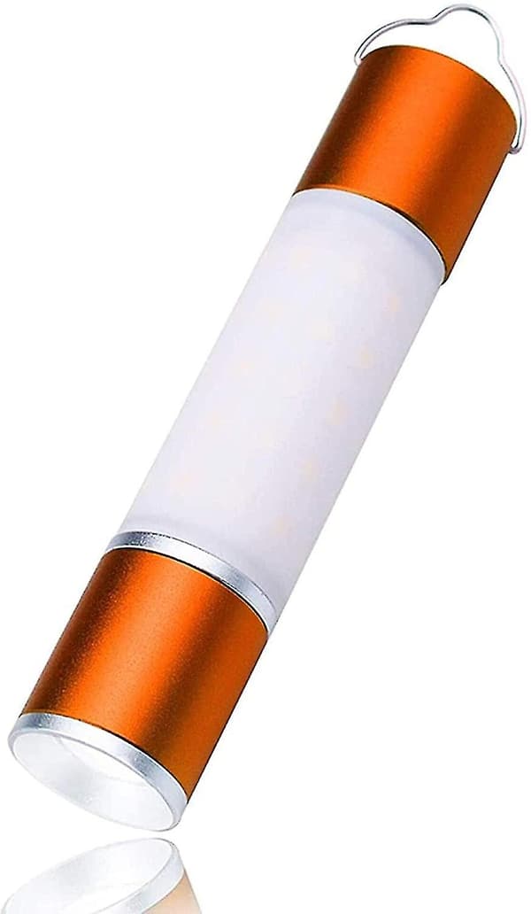 LED Campinglys, 6 lysmoduser, USB-oppladbart, vanntett