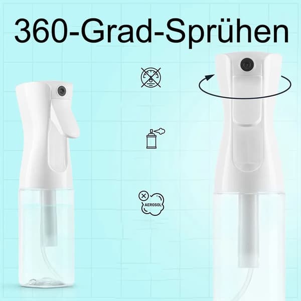 Hårsprayflaske påfyllbar for salonghageplanter
