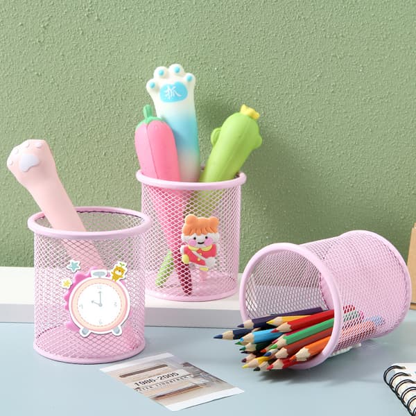 Kontor Organizer Makeup Børste Rund Beholder, Penneholder A