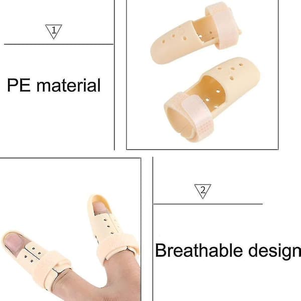 Mallet Finger Splint Ledstöd Stöd Skydd Artrit Smärtlindring Fixer H