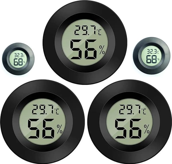 5 st Mini Termometer Hygrometer Termo-Hygrometer Temperaturmätare Luftfuktighet
