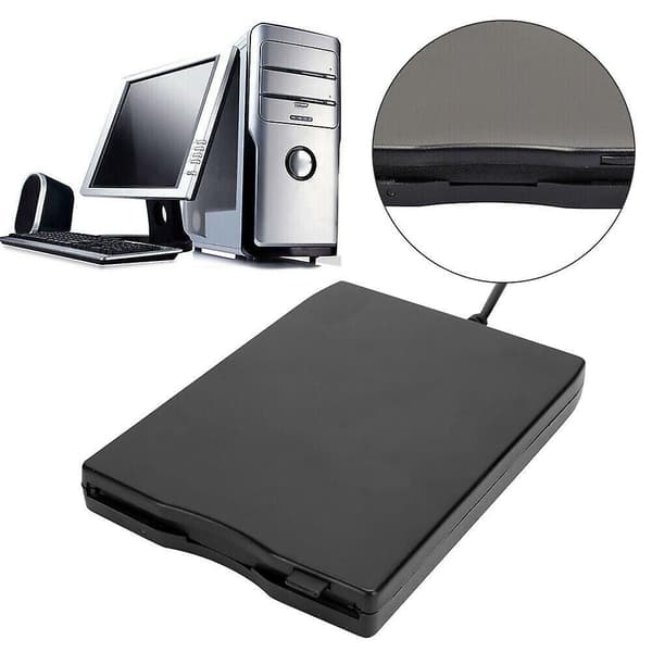3,5 tommer USB mobil diskettedrev bærbart 1,44 MB eksternt FDD-læser til pc