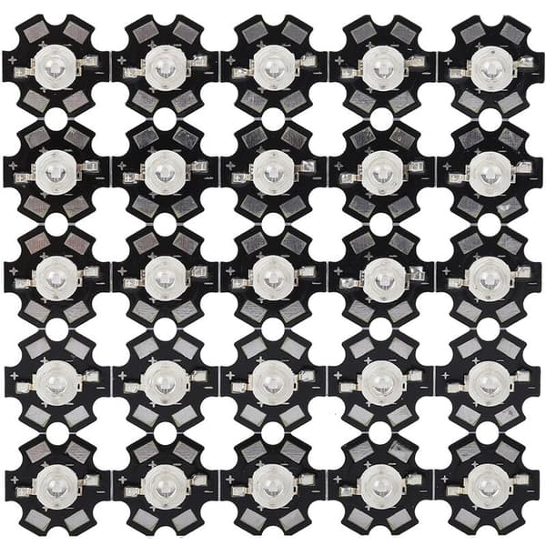 3W High Power LED-lamp Pärlor Emitter Diod Chips för DIY Belysning Kropp Grön