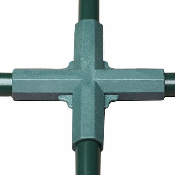 10-pakning med 16 mm 4-veis krysshode PVC-koblinger for kraftig drivhusrammekonstruksjon