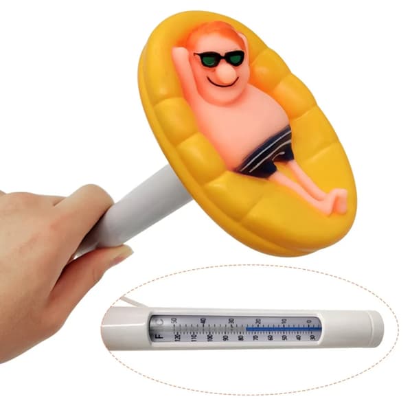 Pooltermometer termometer poolvandtermometer swimmingpool dam måleenhed