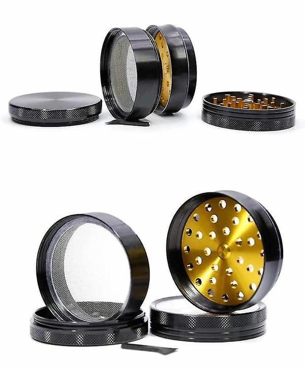 Grinder 63mm 4 Dele Aluminium Tobaks Grinder, blå