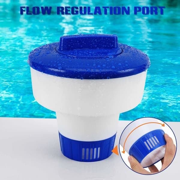 Flydende diffuser til swimmingpools og spabade, flydende klordiffuser/dispenser til tilsætning af klor