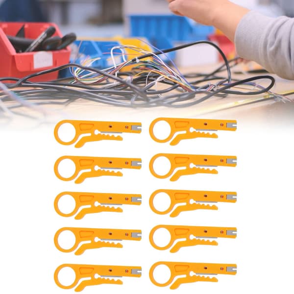10 stk. avisoleringstang, multifunksjonell minikabelavisolering for elektrikere