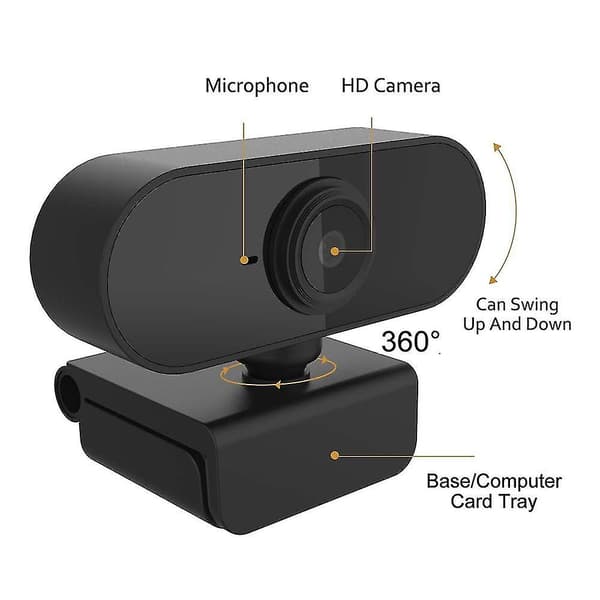 Webcam 1080p HD Stream Video Streaming, Optagelse, Konference Digitalt Webkamera