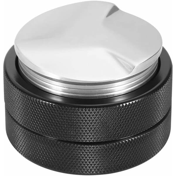Espressomaskine i rustfrit stål - (Trilobal sålplade - Sort, 51 mm [diameter])