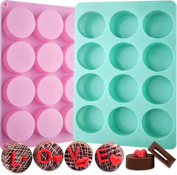 Pyöreä suklaakeksimuotti 2PC