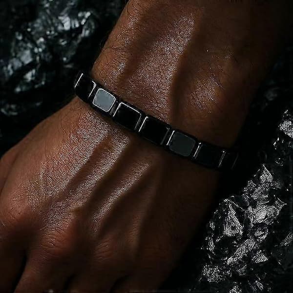 Hemys Hematit Armband Herr, Hematit Armband För Män_Tur_B