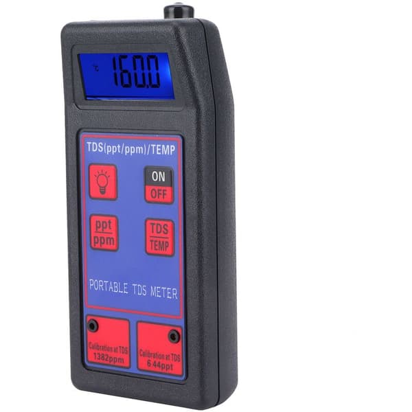2-i-1 Vandkvalitetstester, Multifunktionel TDS TEMP-analysator til drikkevand, swimmingpools
