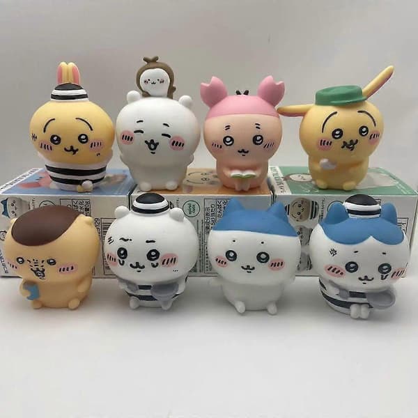 Kawaii Chiikawa Toimintahahmo, Chiikawa-mallit, 8 kpl