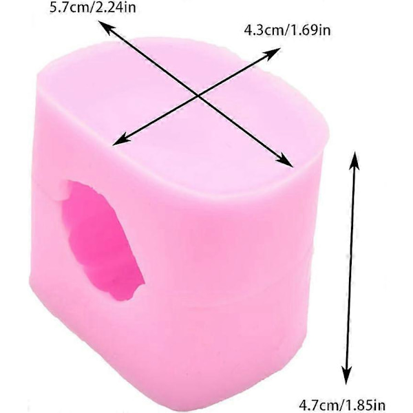 4 par 3D græskarkageforme, mini græskar silikoneforme Halloween geléforme