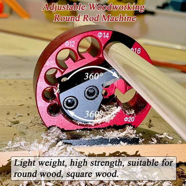 Dybelmaker Jig 8-20 mm – Justerbar rundstokkutter med blader