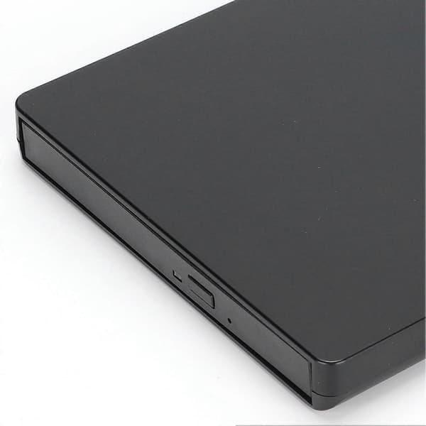 Extern DVD-enhet USB2.0 Portabel DVD-spelare för Windows XP/ Wind10/ Vista/7/Linux/OS X Svart