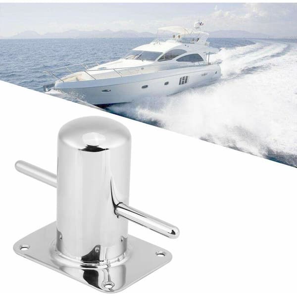 Båt Samson Post Kryss Pullert Fortøyningsbit i Rustfritt Stål for Marine Yacht 120mm 90mm