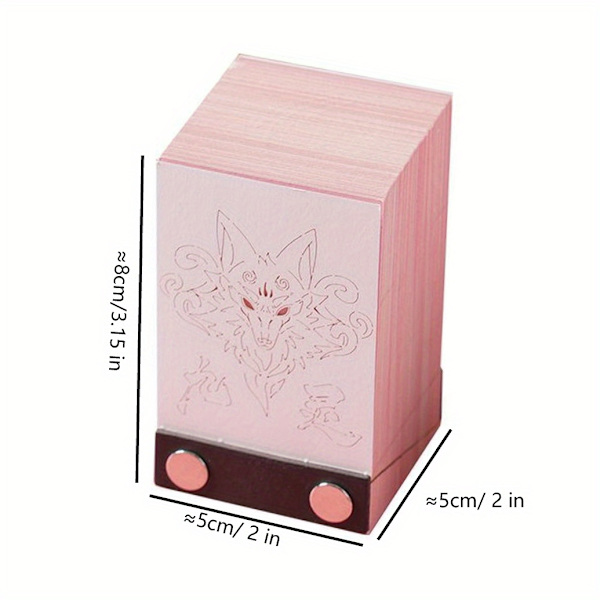 Super søde 3D dyreformede sticky notes – gør dine hænder magiske! brown