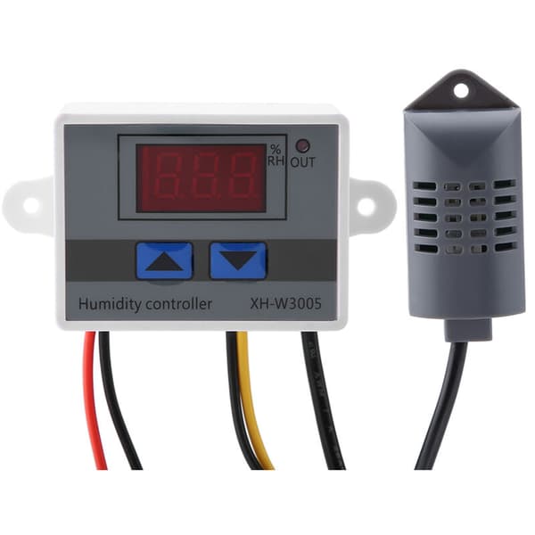 XH-W3005 Digital Hygrometer Switch Controller Fugtighedssensor 099% RH 220V