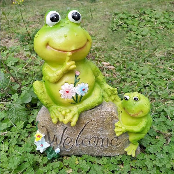 Schulz-Moditch Resin Frø Sten Ornament 1 set