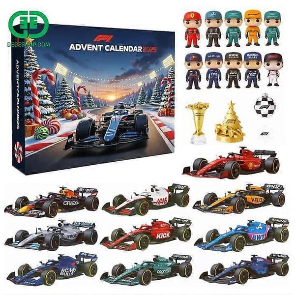 F1 Racing Team 2025 Julekalender, 24-dagers nedtelling