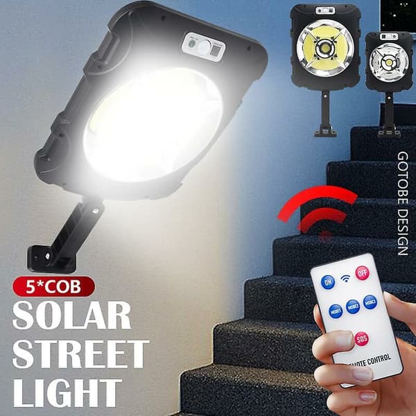 LED gatelys Sterkt lys rundt gatelys Solar hagelys