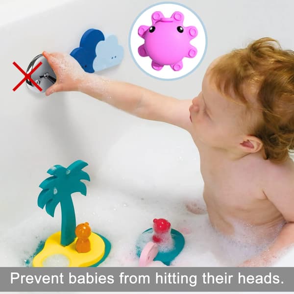 Badekar Overløbsdæksel - Badekar Overløbsdæksel Badeværelsestilbehør Lila