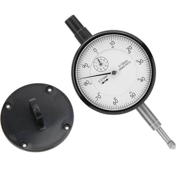 0,01 mm noggrannhet, 0-10 mm räckvidd, stötsäker mätklocka
