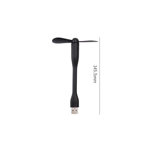 6-pak bærbar mini USB-blæser fleksibel køleblæser til bærbar computer powerbank lille blæser