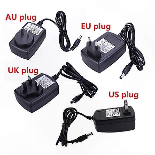 AC/DC Strømadapter 18V 1A-3A til LED Strips CCTV Router med 5.5x2.1-2.5mm Stik US/EU/AU Stik