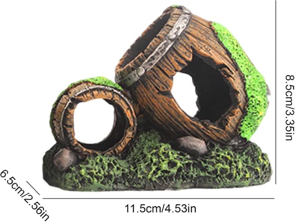 Miniatyrgrottstatyer, små grottlandskapsstatyer 1pc
