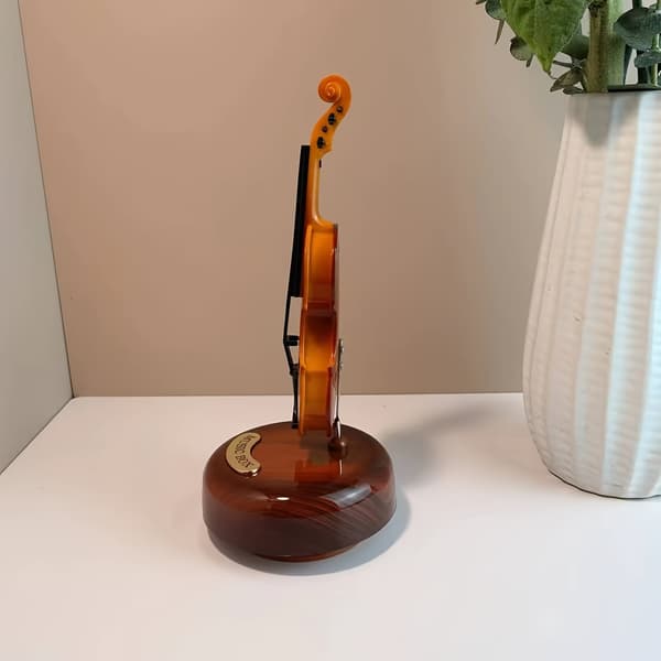Violin Musikboks brown