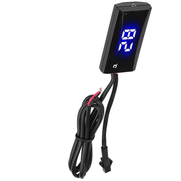 Motorcykel Digital Termometer Instrument Vandtemperaturmåler Blåt Lys