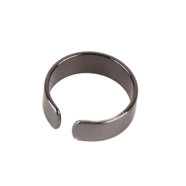 Åben Magnetisk Ring Appetitkontrol Trætheds Lindring Sikker Simpel Magnet Kobberring til Mænd Sort