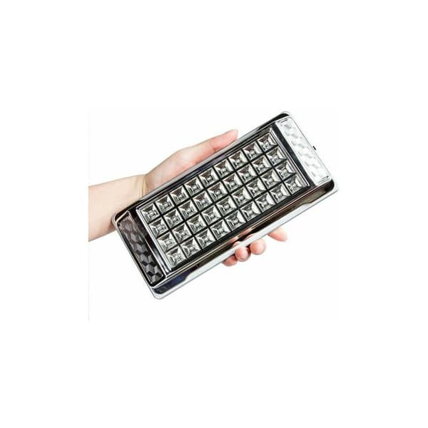 2 stk 36 LED innendørs taklamper diskokule 12V rektangulær takhode interiørbelysning leselampe LYLM