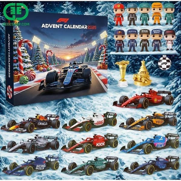 F1 Racing Team 2025 Julekalender, 24-dagers nedtelling