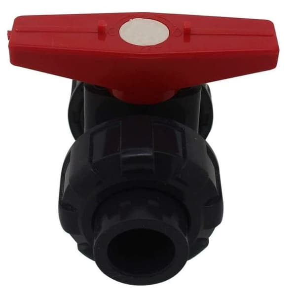 BF Dubbelgängad limventil Dia 40mm PVC Kulventil Kulventil Pool Kulventil (Innerdiameter 40mm)