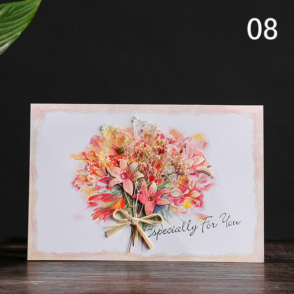 Morsdag nellik tørket blomst gratulasjonskort Morsdag E