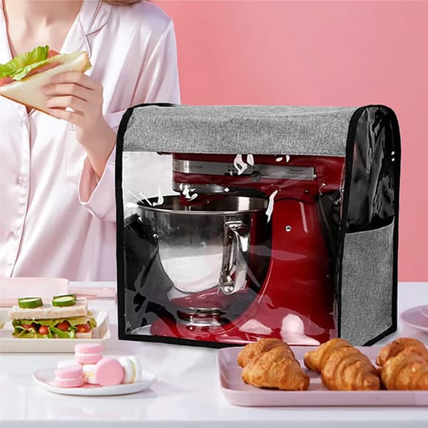 Pölysuoja KitchenAidin monitoimikoneelle ja lisätarvikkeille, harmaa